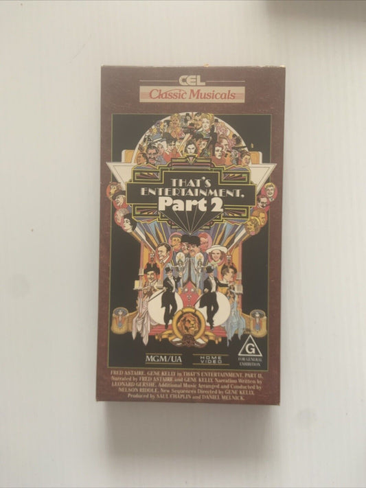VHS That's Entertainment Part 2 MGM Home Video Movie