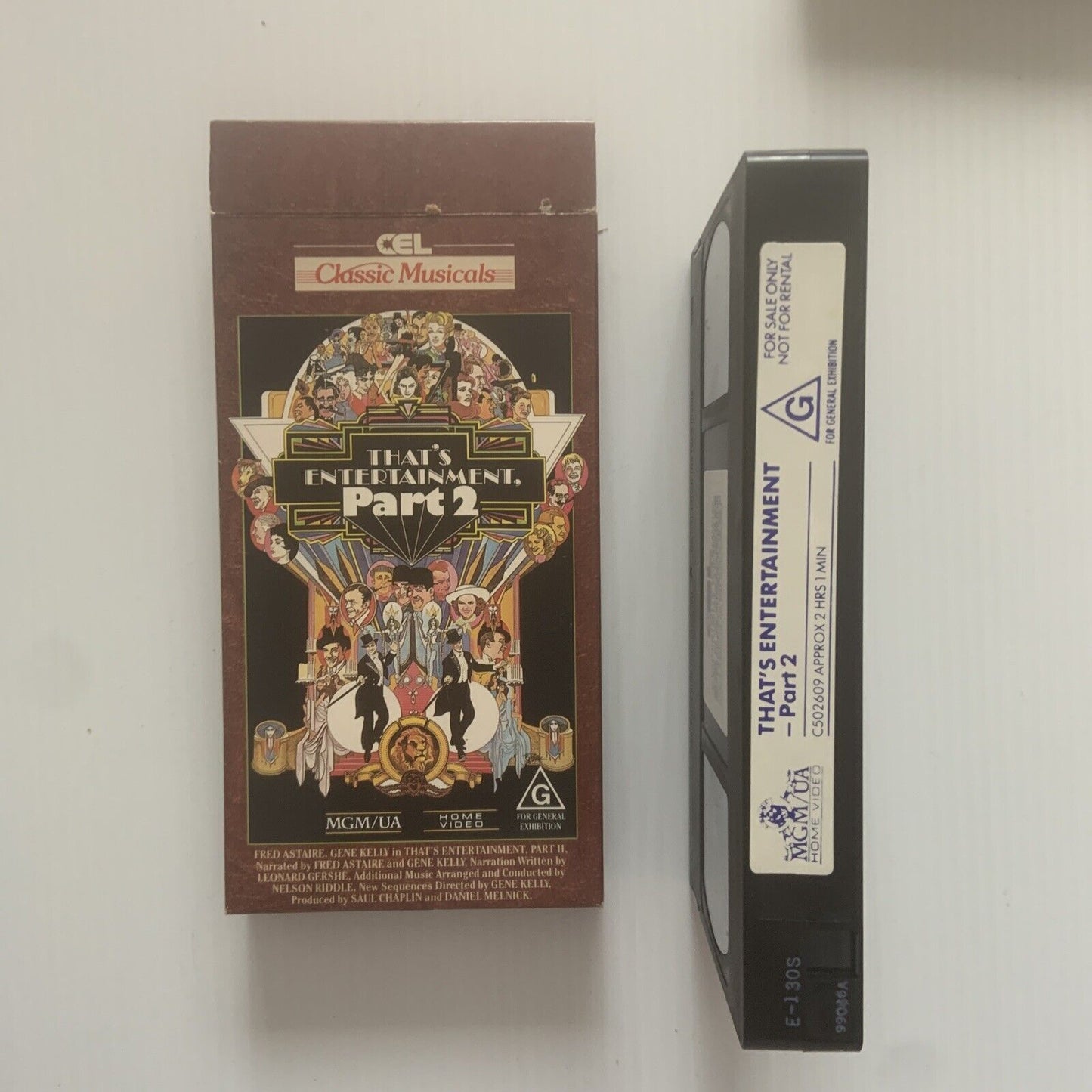VHS That's Entertainment Part 2 MGM Home Video Movie
