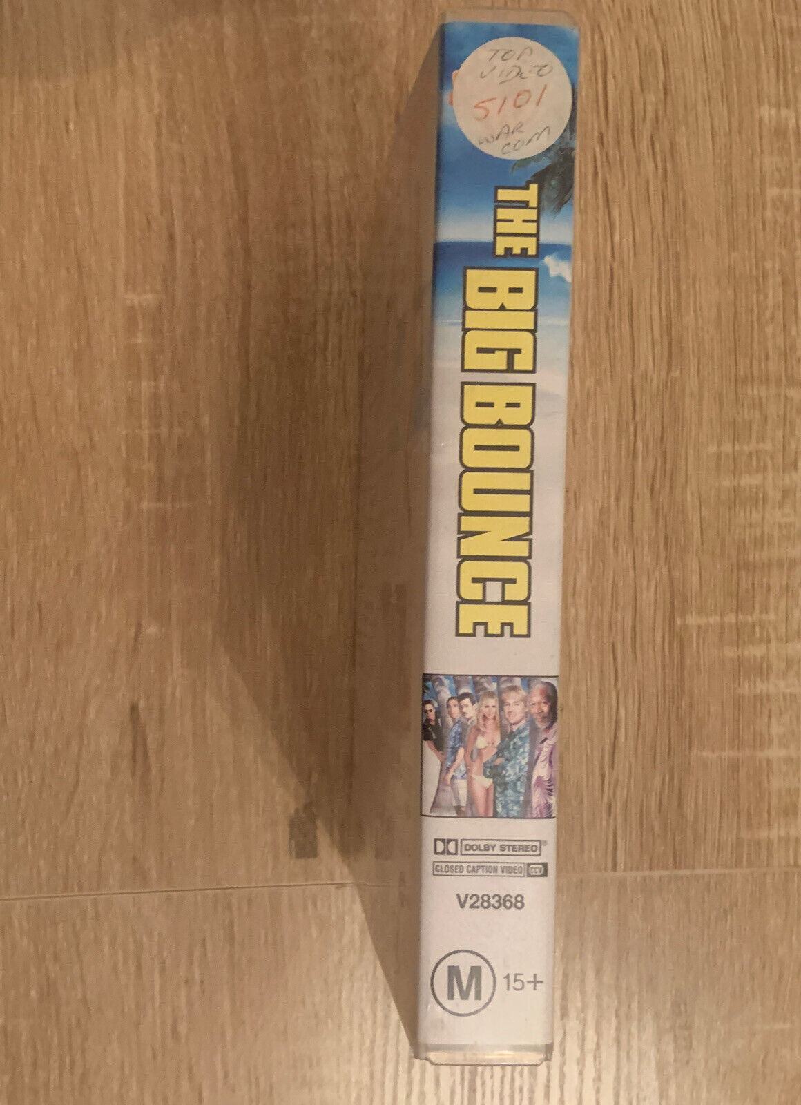 VHS THE BIG BOUNCE Owen Wilson Morgan Freeman Gary Sinise Charlie Sheen Video