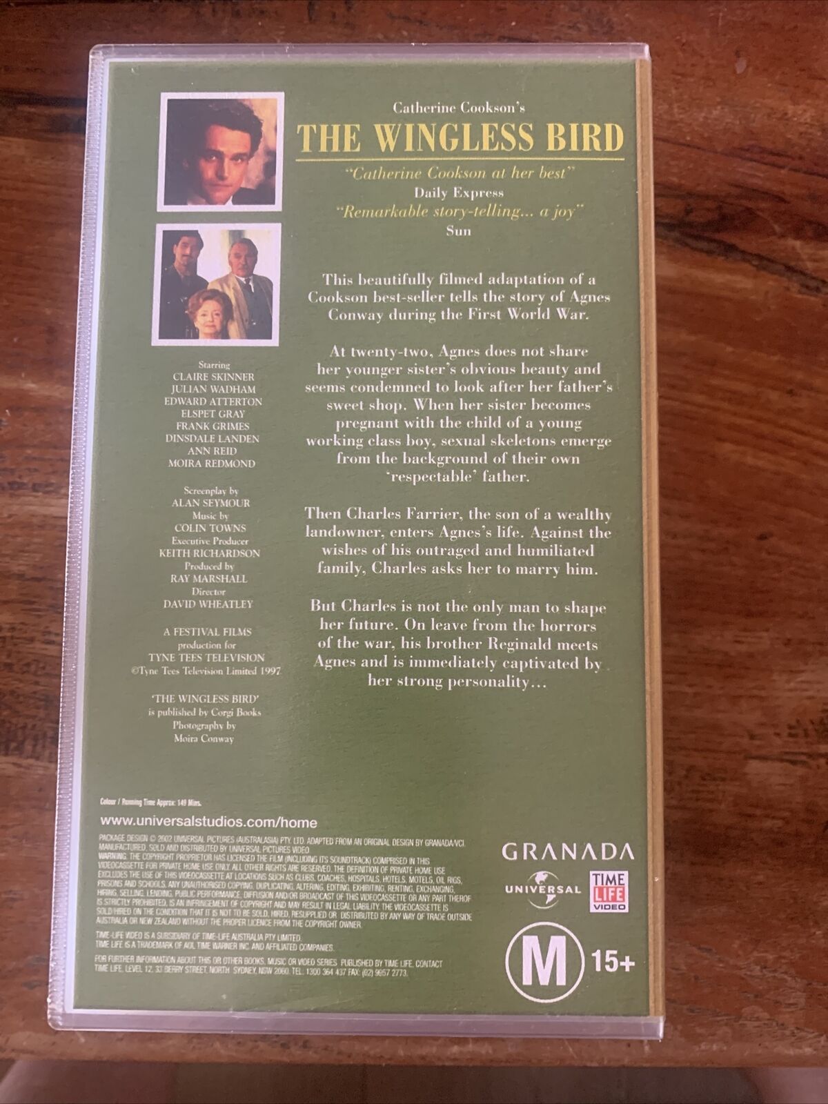 VHS The Cookson Collection THE WINGLESS BIRD Catherine Cookson VIDEO Tape 2 Pack
