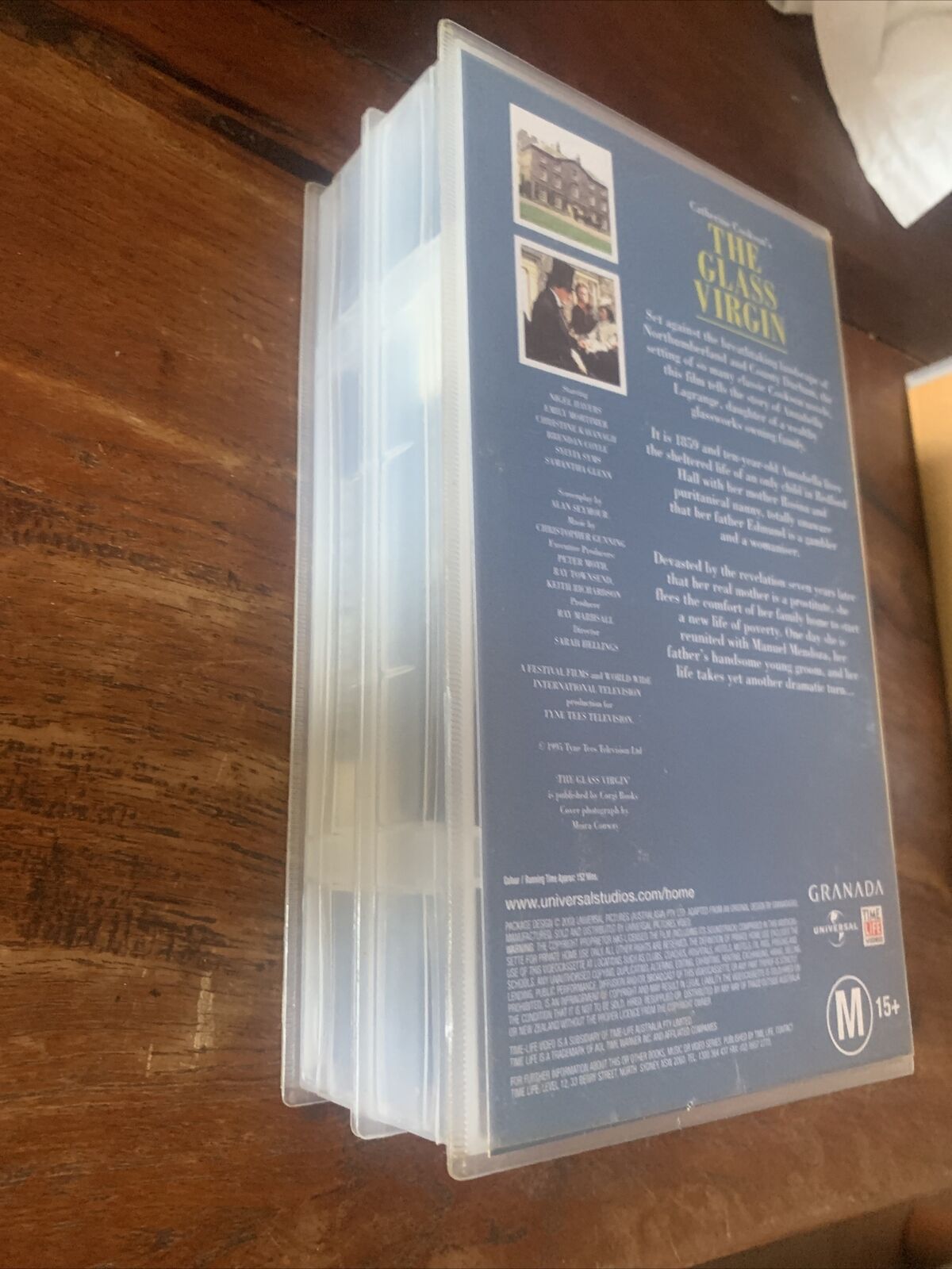 VHS The Cookson Collection THE GLASS VIRGIN Catherine Cookson VIDEO Tape 2 Pack