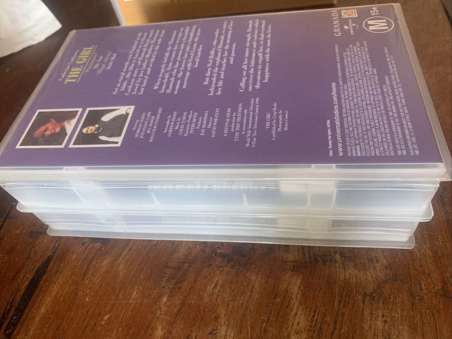 VHS The Cookson Collection THE GIRL Catherine Cookson VIDEO Tape 2 PK Tragedy