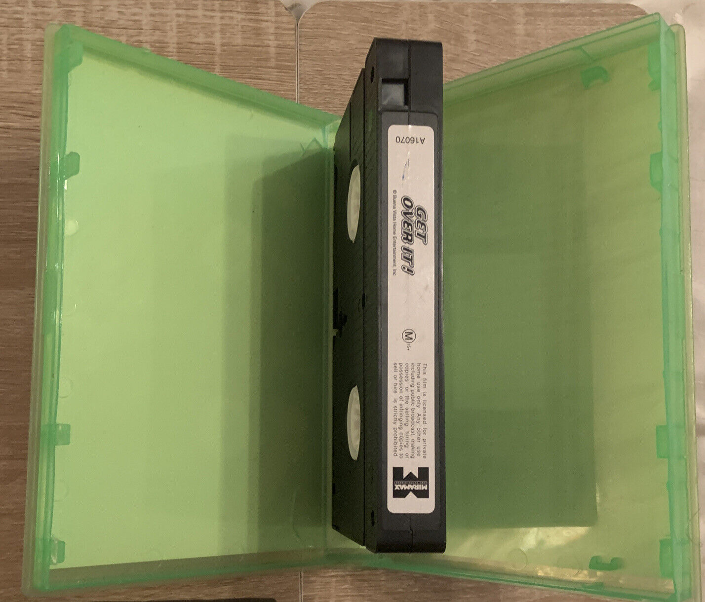 VHS GET OVER IT! Video Tape Rom Com Comedy Kirsten Dunst Ben Foster Sisqo