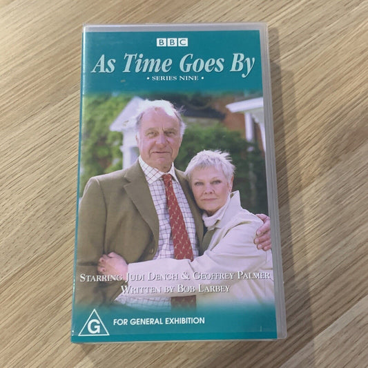 VHS As Time Goes By Series 9 Judi Dench Video Cassette Tape Clear Box PAL G 2004