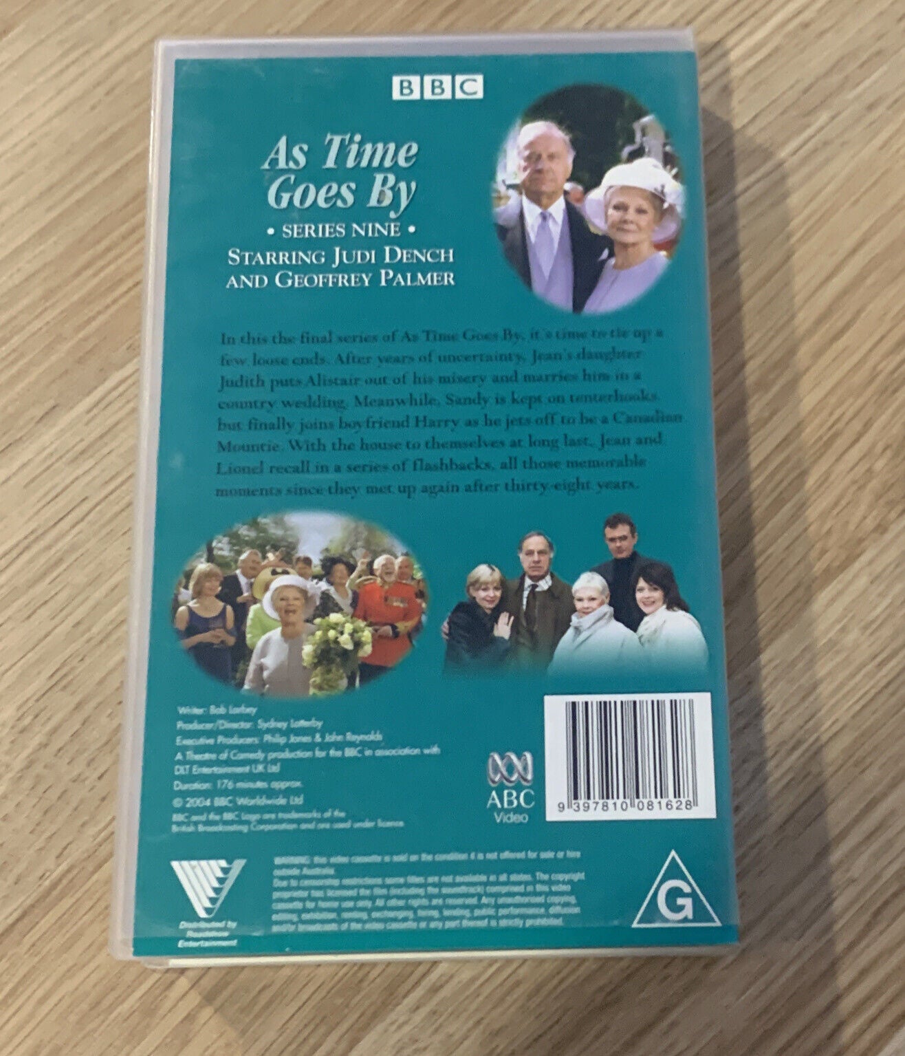 VHS As Time Goes By Series 9 Judi Dench Video Cassette Tape Clear Box PAL G 2004