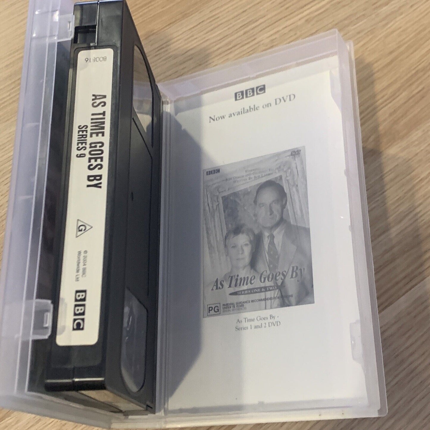 VHS As Time Goes By Series 9 Judi Dench Video Cassette Tape Clear Box PAL G 2004