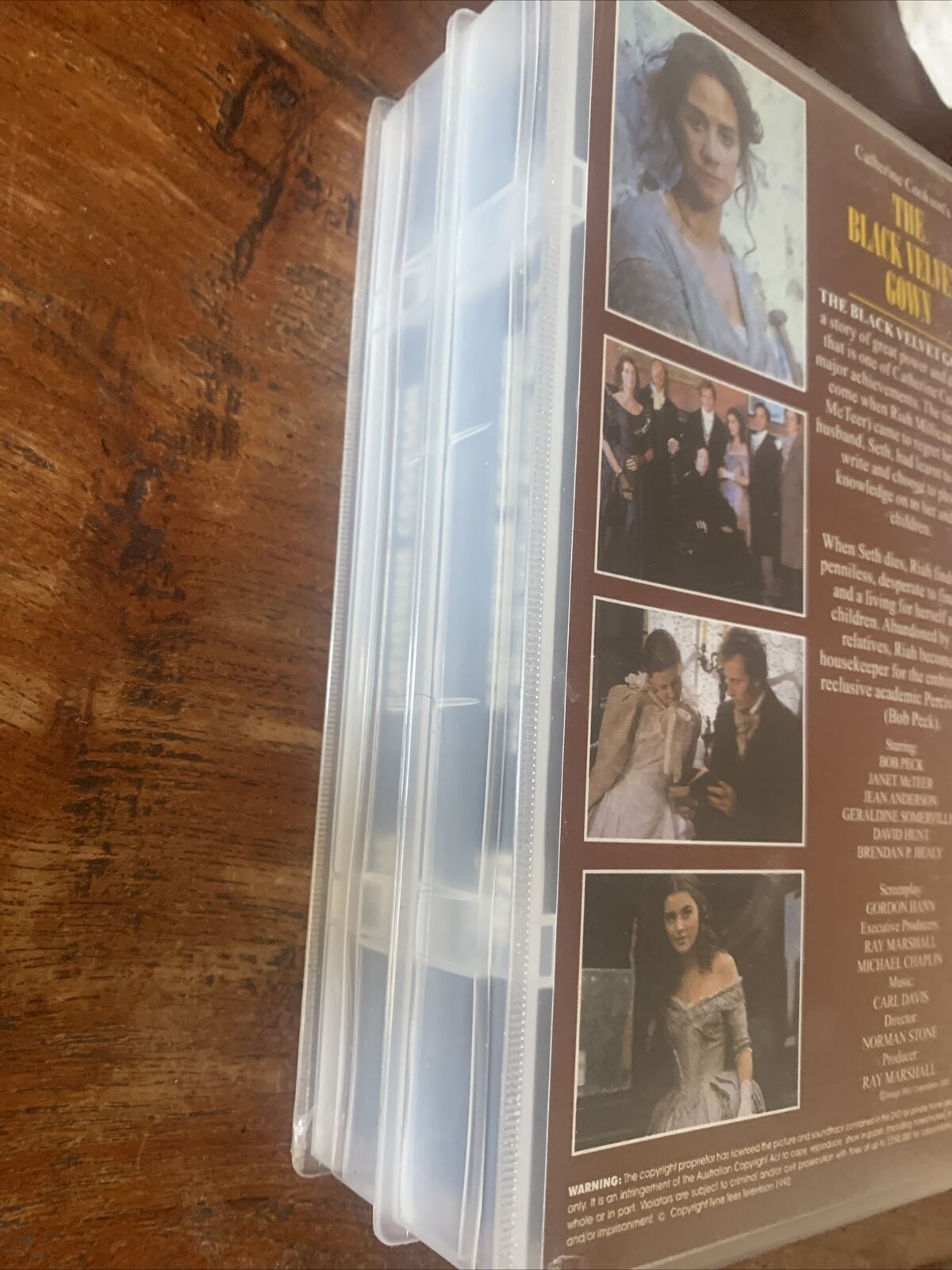 VHS The Cookson Collection THE BLACK VELVET GOWN Catherine Cookson 2 VIDEO Tapes