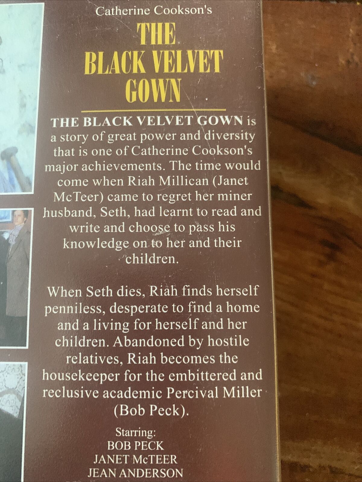 VHS The Cookson Collection THE BLACK VELVET GOWN Catherine Cookson 2 VIDEO Tapes