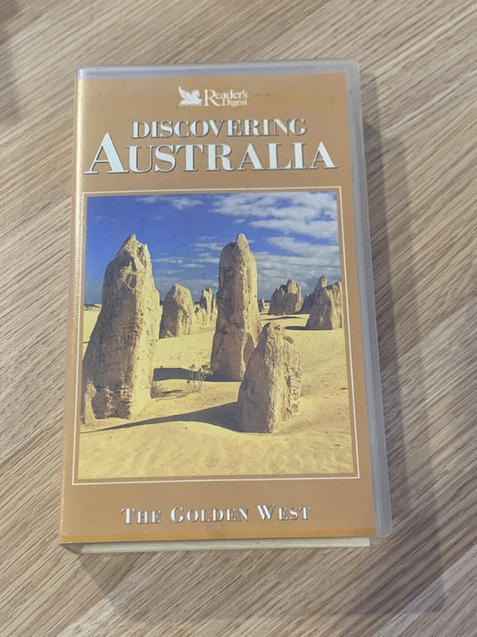 VHS Readers Digest DISCOVERING AUSTRALIA The Golden West Video Cassette 1995