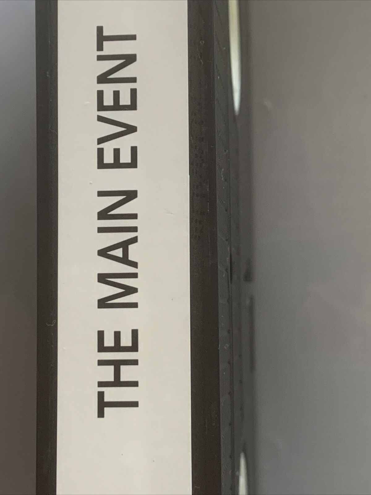 VHS THE MAIN EVENT 1986 Release Barbra Streisand Ryan O'Neal Paul Sand 1979