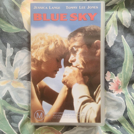 VHS BLUE SKY Video Cassette Tape Movie Tommy Lee Jones Romance