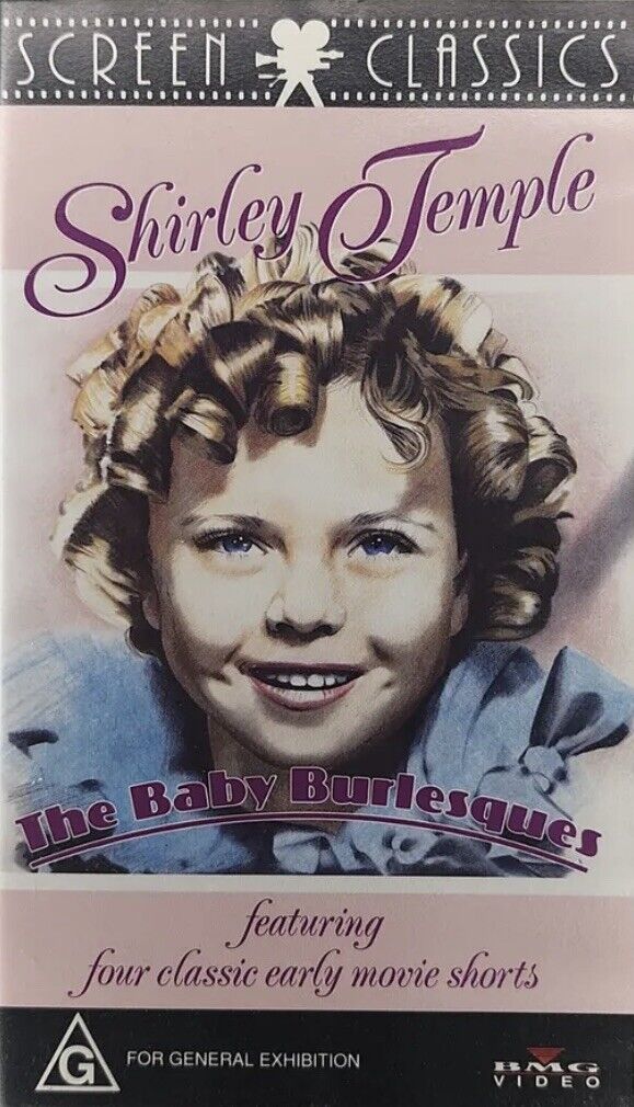VHS Shirley Temple THE BABY BURLESQUES Video Tape 1932 Black and White