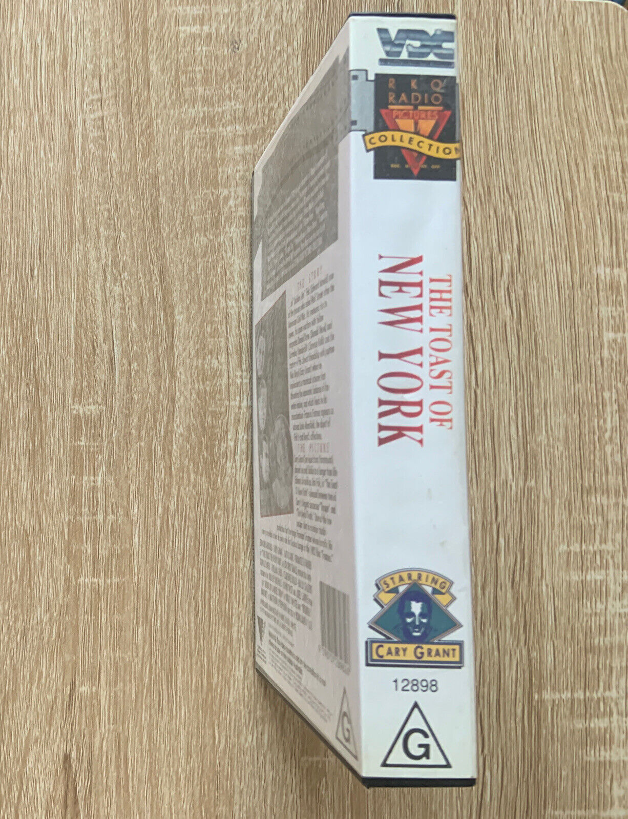 VHS THE TOAST OF NEW YORK Cary Grant Francis Farmer Video Tape Hollywood