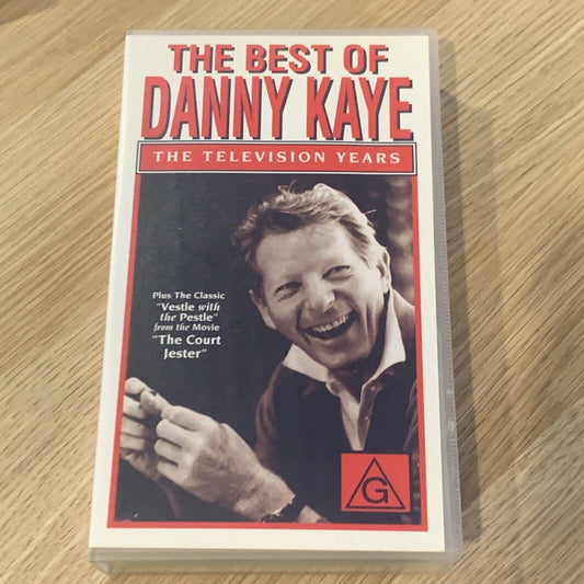 VHS THE BEST OF DANNY KAYE Movie Video Cassette Tape Music Comedy 1993