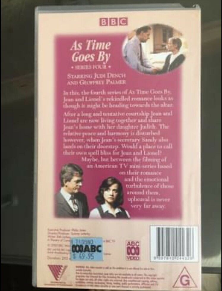 VHS Bundle AS TIME GOES BY TV Series No 4 5 6 *6 Videos 3 Box Sets Judy Dench
