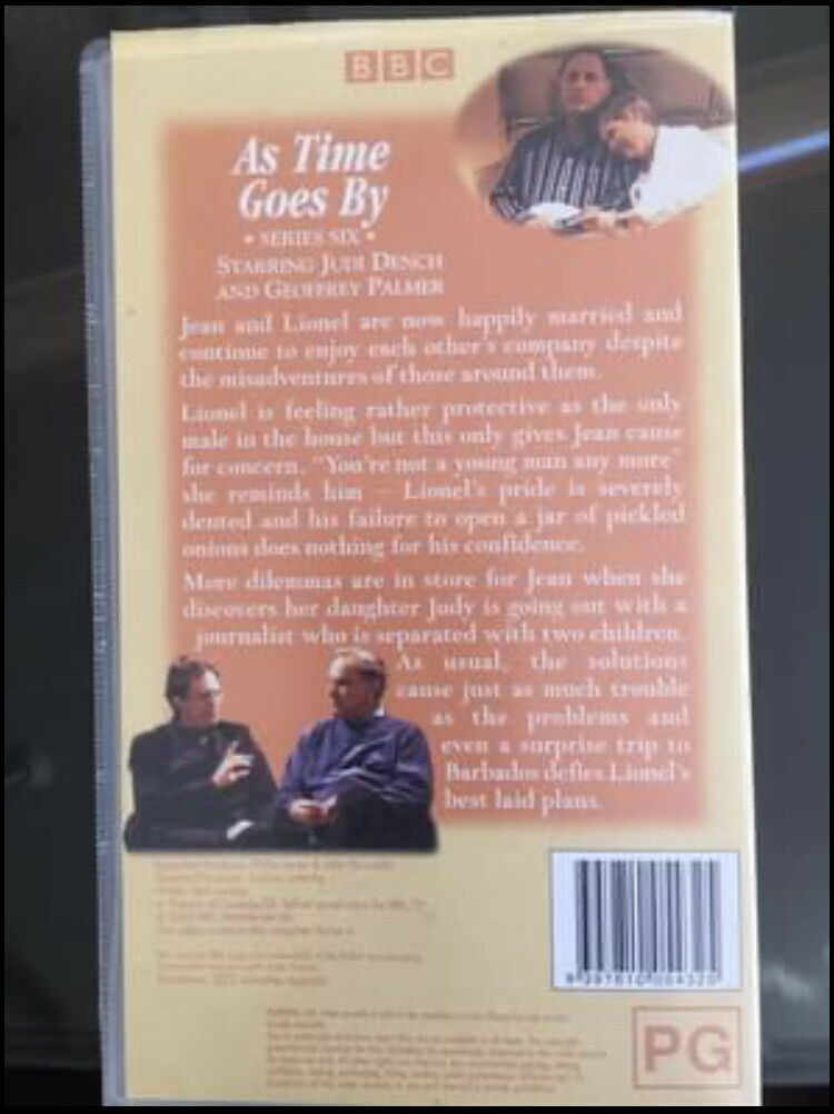 VHS Bundle AS TIME GOES BY TV Series No 4 5 6 *6 Videos 3 Box Sets Judy Dench