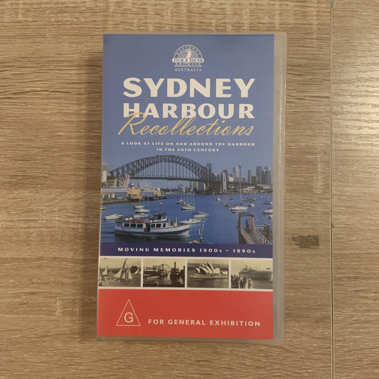 VHS Sydney Harbour Recollections Moving Memories 1900's - 1990's Video Tape NEW