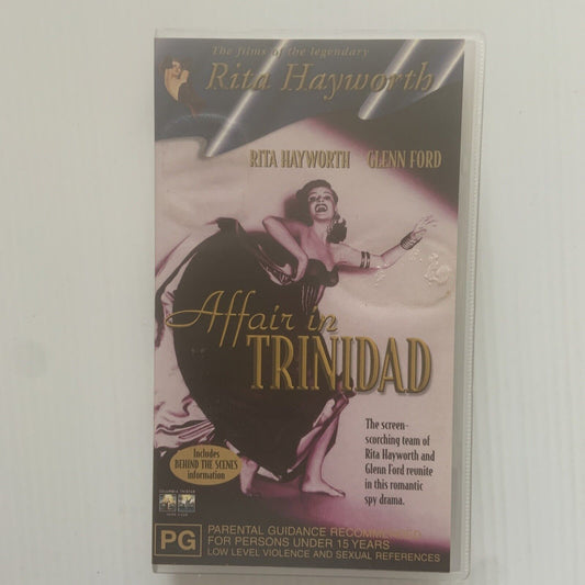 VHS Rita Hayworth Affair In Trinidad Dance Hollywood Musical Siren Dance Romance