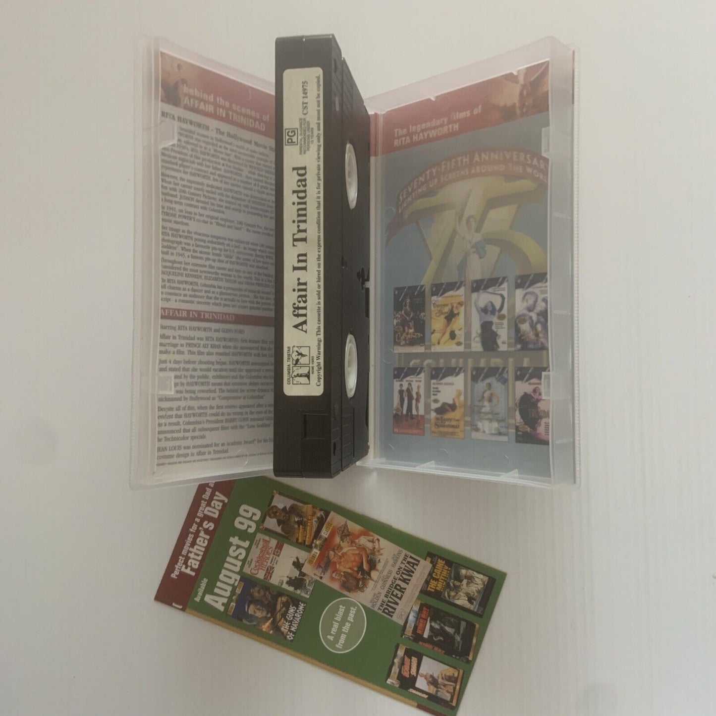 VHS Rita Hayworth Affair In Trinidad Dance Hollywood Musical Siren Dance Romance