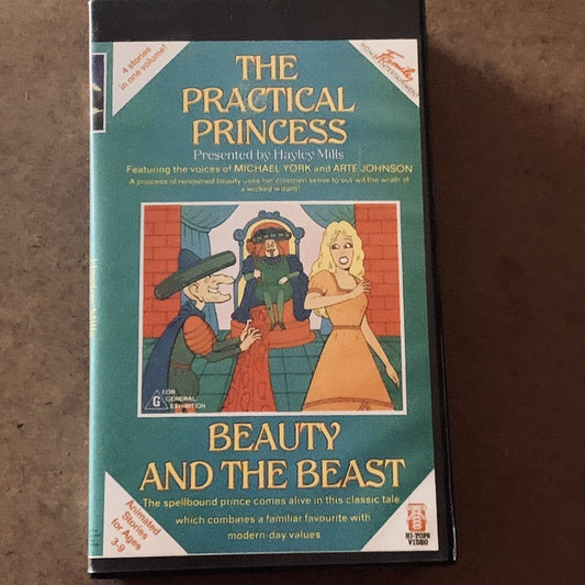 VHS PRACTICAL PRINCESS Hardlucky Furious Flycycle Beauty &The Beast Hayley Mills