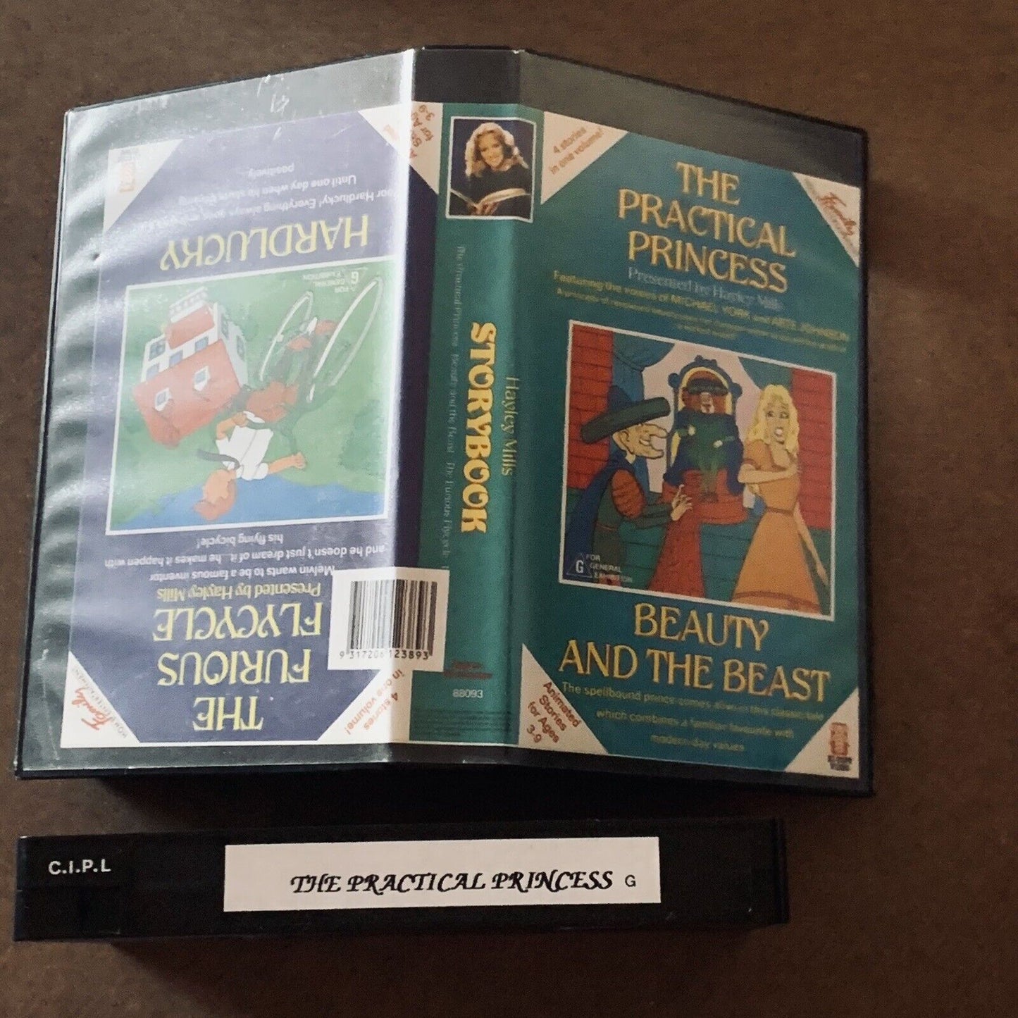 VHS PRACTICAL PRINCESS Hardlucky Furious Flycycle Beauty &The Beast Hayley Mills