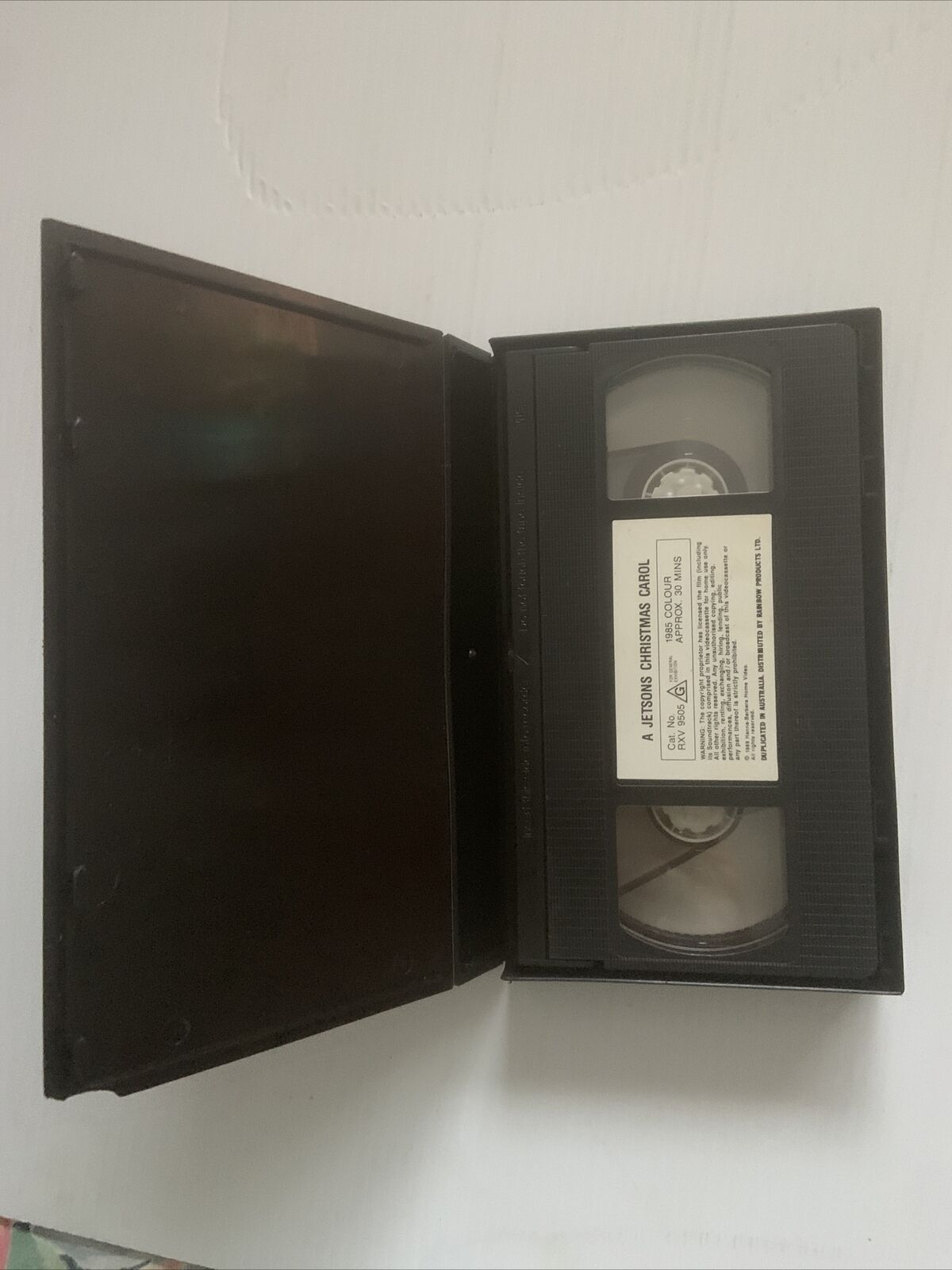 VHS A JETSON CHRISTMAS CAROL Hanna Barbera Super Stars 1985 Video Tape RXV9505