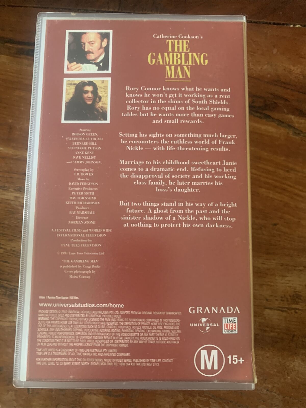 VHS The Cookson Collection THE GAMBLING MAN Catherine Cookson VIDEO Tape 2 Pack