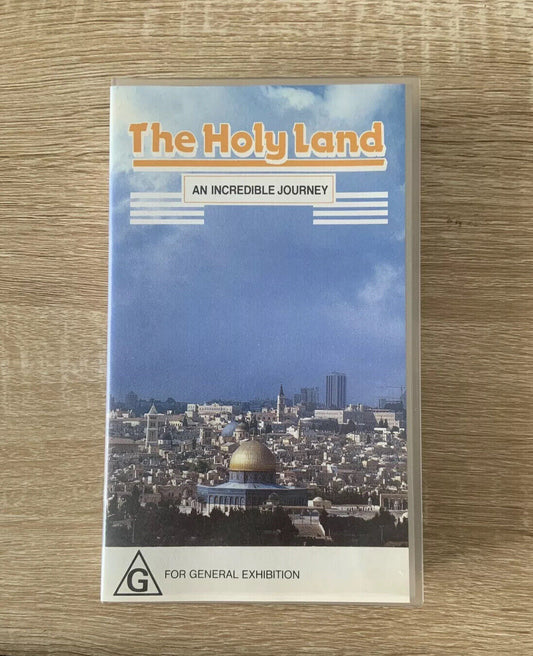 VHS The Holy Land An Incredible Journey G 1985 Video Tape 57 Mins Documentary