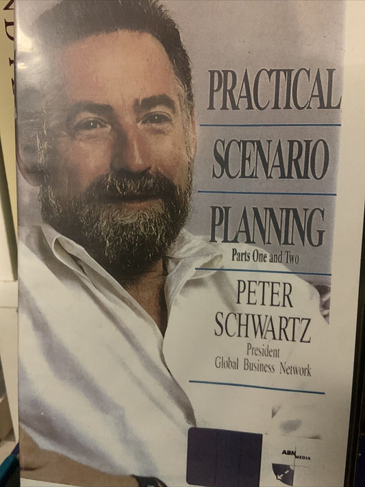 VHS Practical Scenario Planning Part 1 & 2 by Peter Schwartz Video 44 Minutes