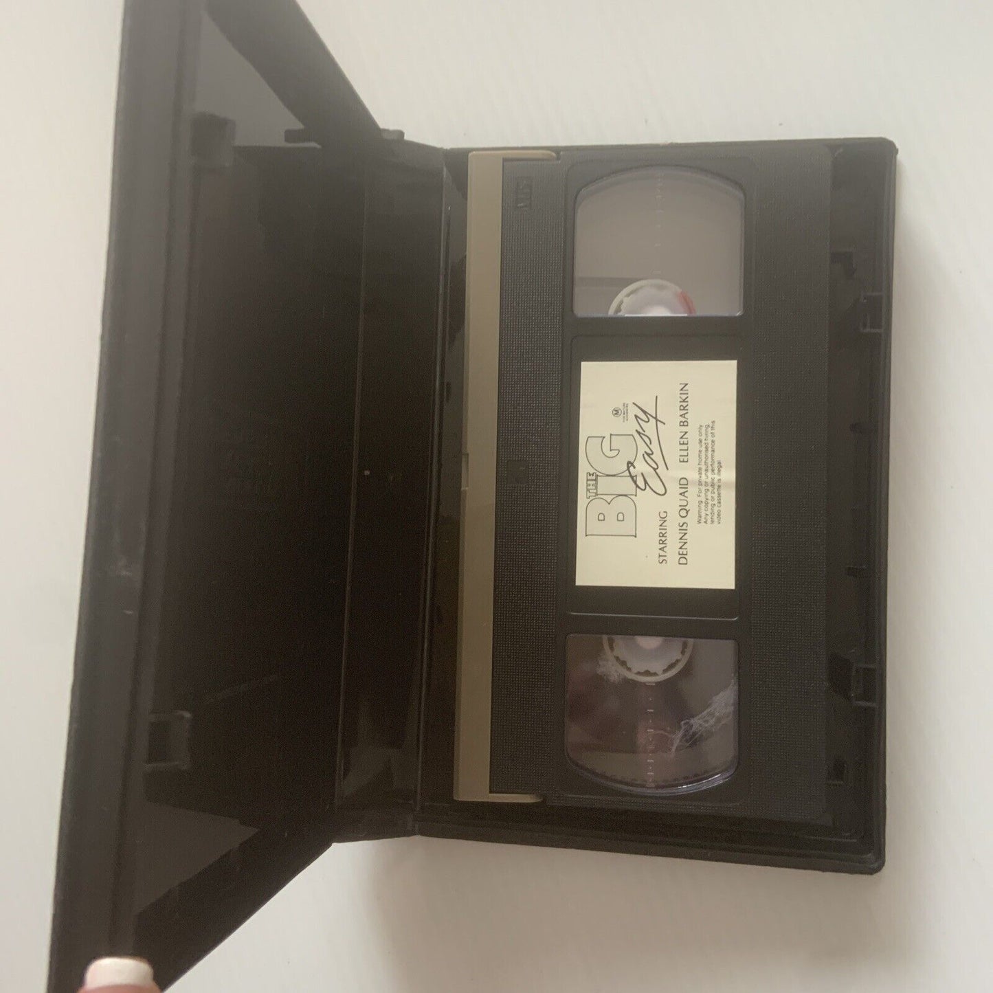 VHS THE BIG EASY 1986 Movie Dennis Quaid Ned Beatty Green Video Tape Action Rom