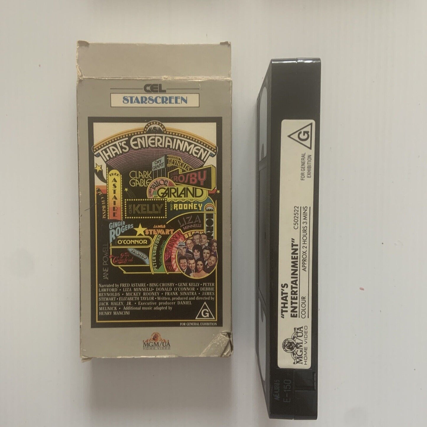 VHS That's Entertainment Fred Astaire Gene Kelly Bing Crosby 1974 Documentary