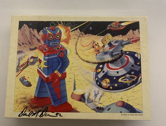 Jigsaw Puzzle SPACE BATTLE 315pc Toys Club TIN TOY MUSEUM Artist David M Davis
