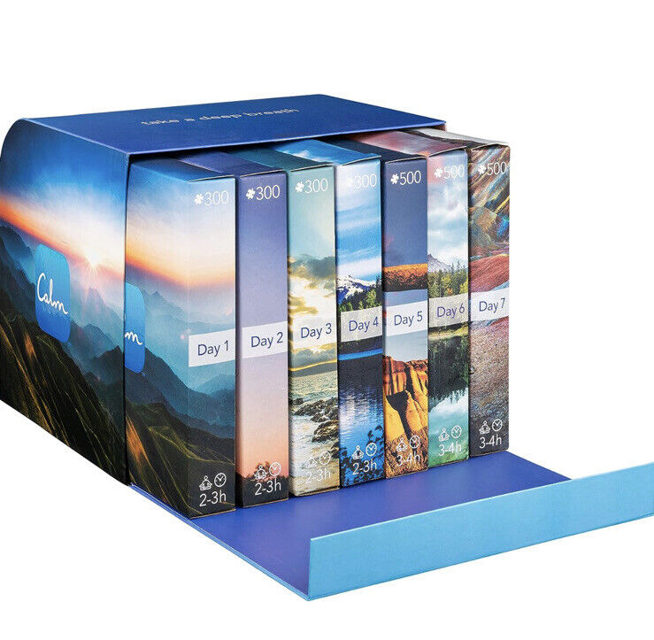 Spin Master CALM MINDFUL PUZZLES 7 Days Of Happiness In Gift Box
