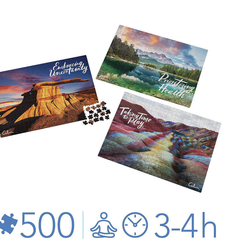 Spin Master CALM MINDFUL PUZZLES 7 Days Of Happiness In Gift Box