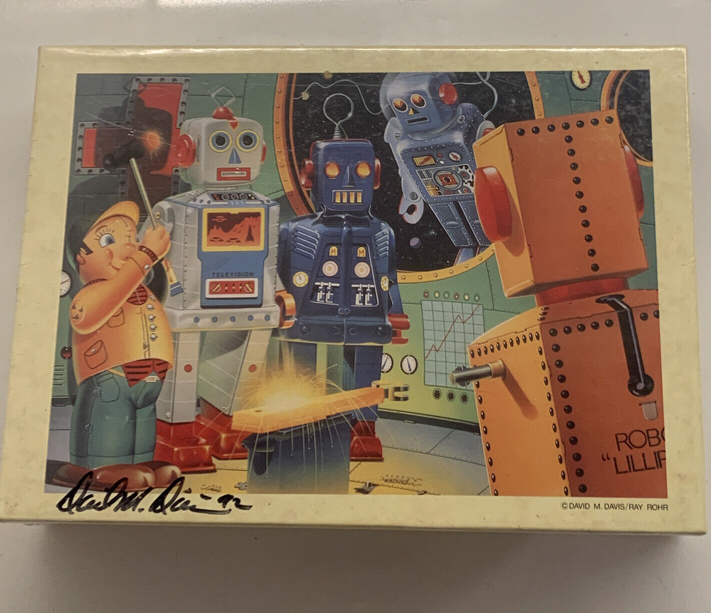 Jigsaw Puzzle SPACE CONCERT 315pc Toys Club TIN TOY MUSEUM artist David M Davis