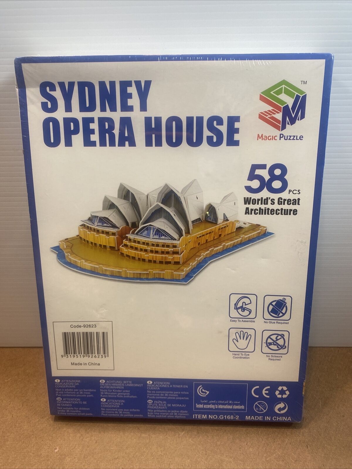 New Magic Puzzle SYDNEY OPERA HOUSE 3D Puzzle 58 pieces sealed G168-2 Architect