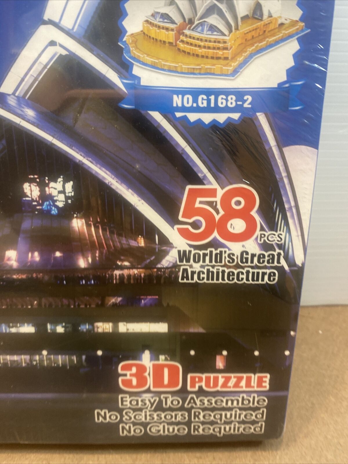 New Magic Puzzle SYDNEY OPERA HOUSE 3D Puzzle 58 pieces sealed G168-2 Architect