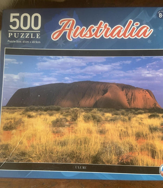 Jigsaw Puzzle AUSTRALIA ULURU 500 Pieces 018886 Ayer’s Rock 8+ 61x45.5 cm Opened