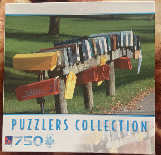 New Jigsaw Puzzle RURAL MAILBOXES Puzzlers Collection 750 Piece Sealed
