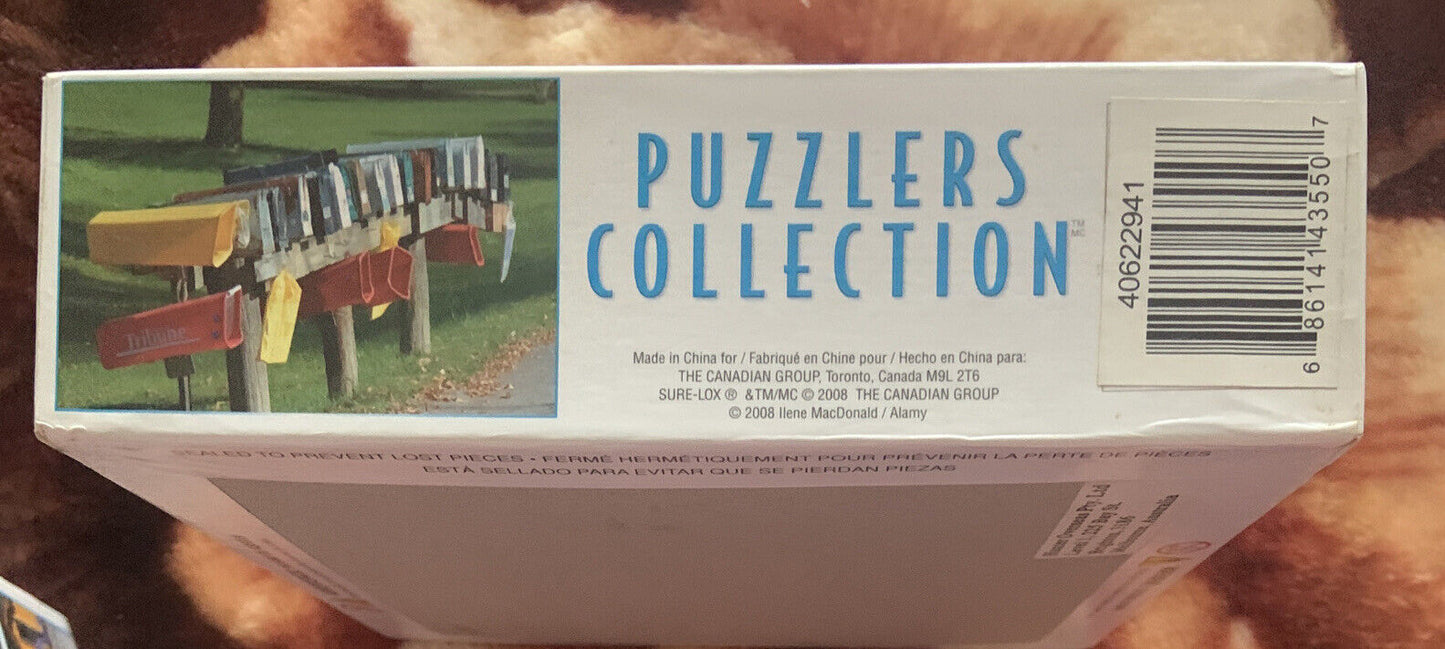 New Jigsaw Puzzle RURAL MAILBOXES Puzzlers Collection 750 Piece Sealed