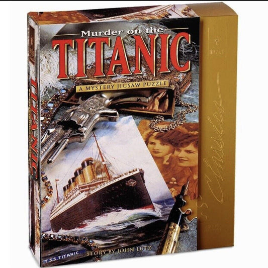 Jigsaw Puzzle MURDER ON THE TITANIC A Mystery 1000 Piece By BePuzzled NEW Sealed