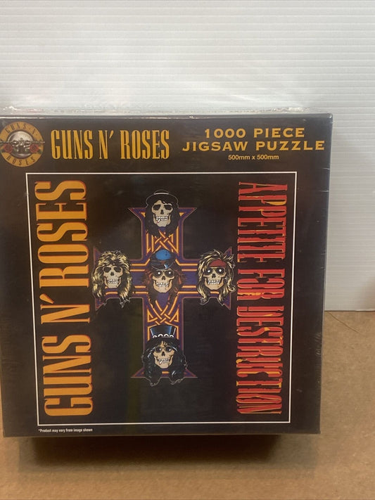 GUNS n ROSES Jigsaw Puzzle Appetite for Destruction 1000 Pieces NEW Sealed