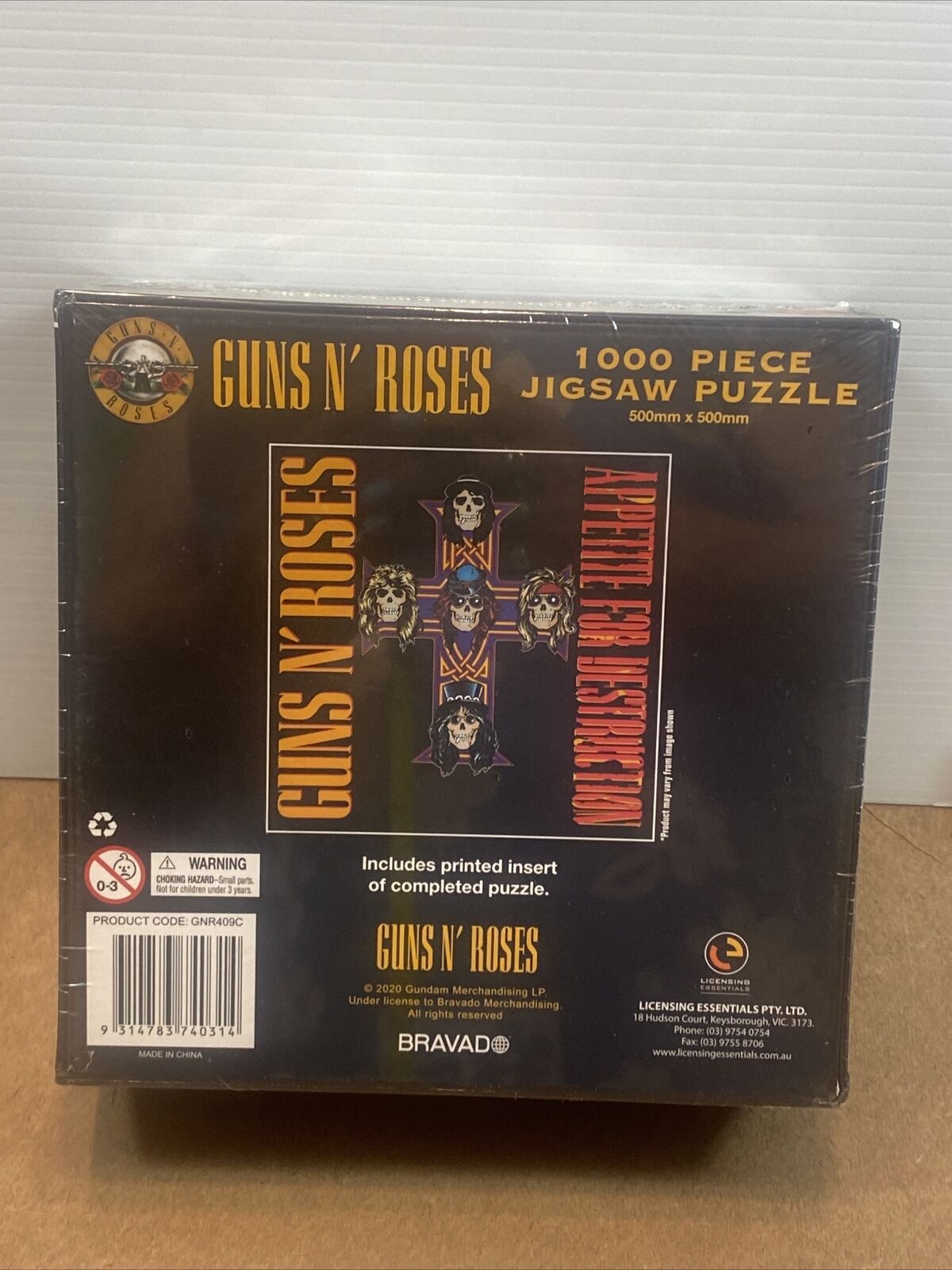 GUNS n ROSES Jigsaw Puzzle Appetite for Destruction 1000 Pieces NEW Sealed