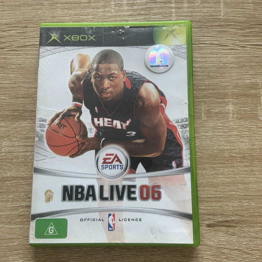 XBOX NBA Live 06 Original Game +Manual Basketball EA SPORTS Freestyle SuperStars