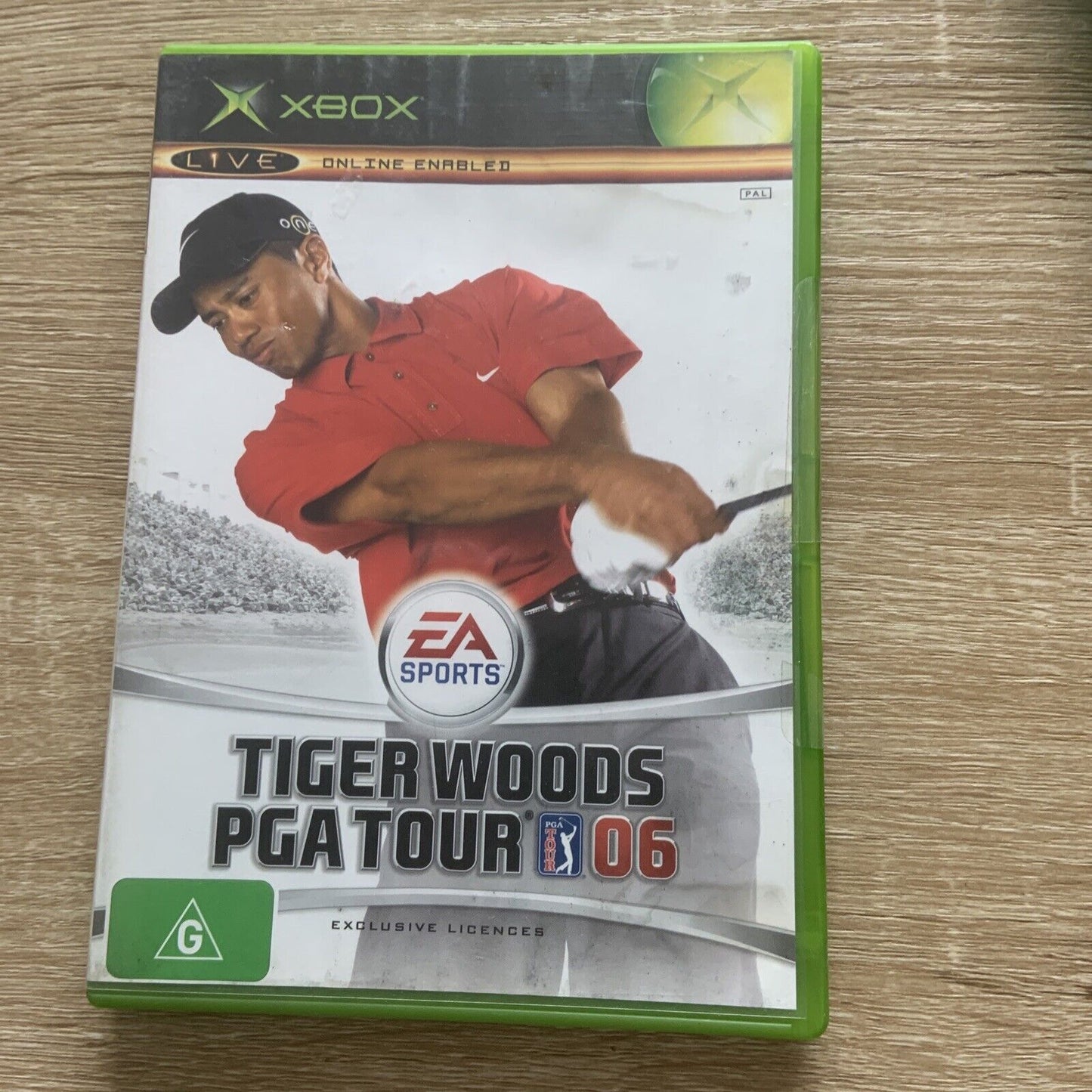 XBOX Tiger Woods PGA Tour 06  Live Game Pal Golf EA SPORTS