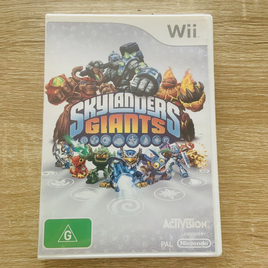Wii  SKYLANDERS GIANTS Activision Manual Nintendo New Unsealed