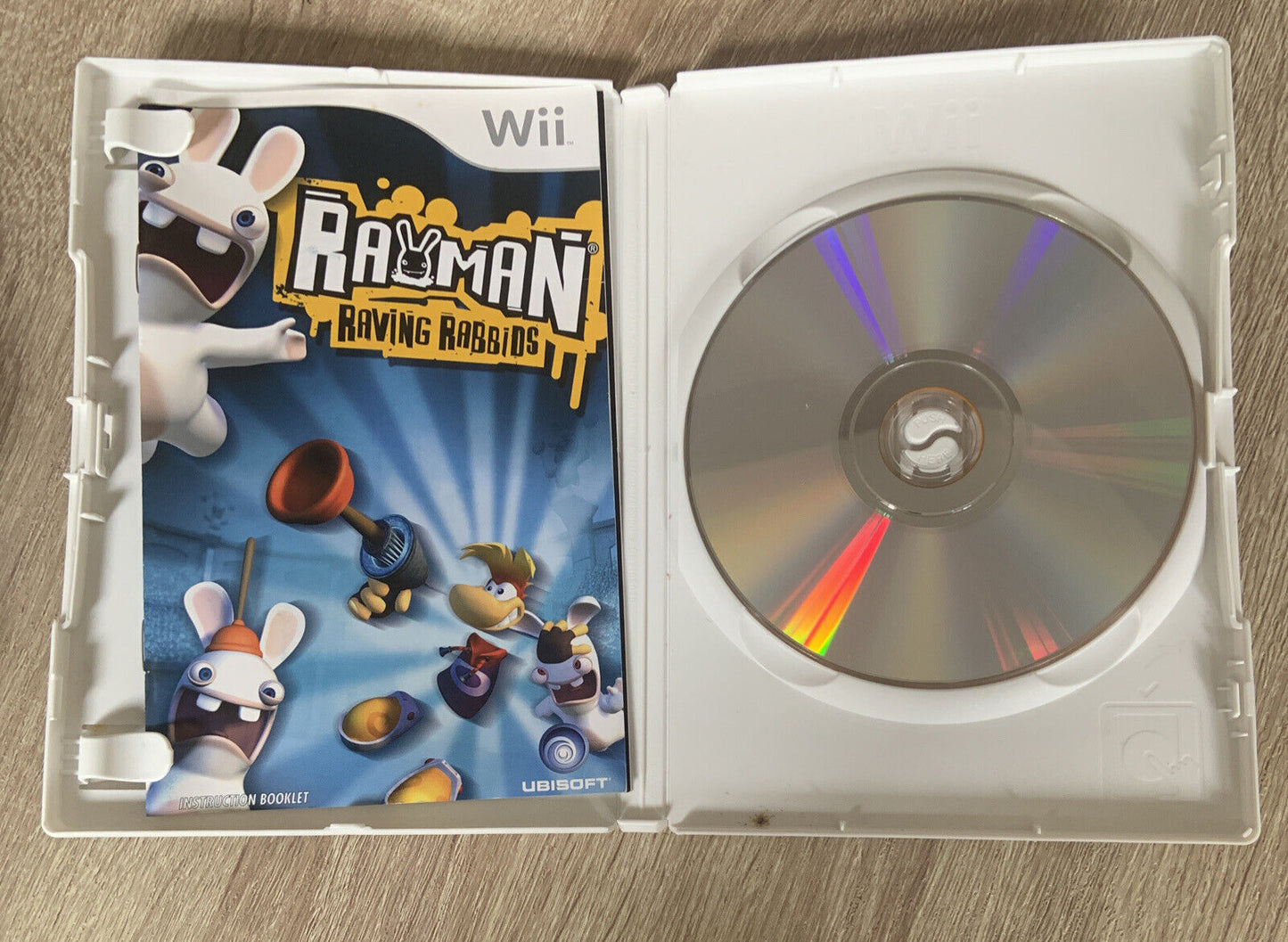 Wii RAYMAN RAVING RABBIDS NINTENDO WII Complete with Manual