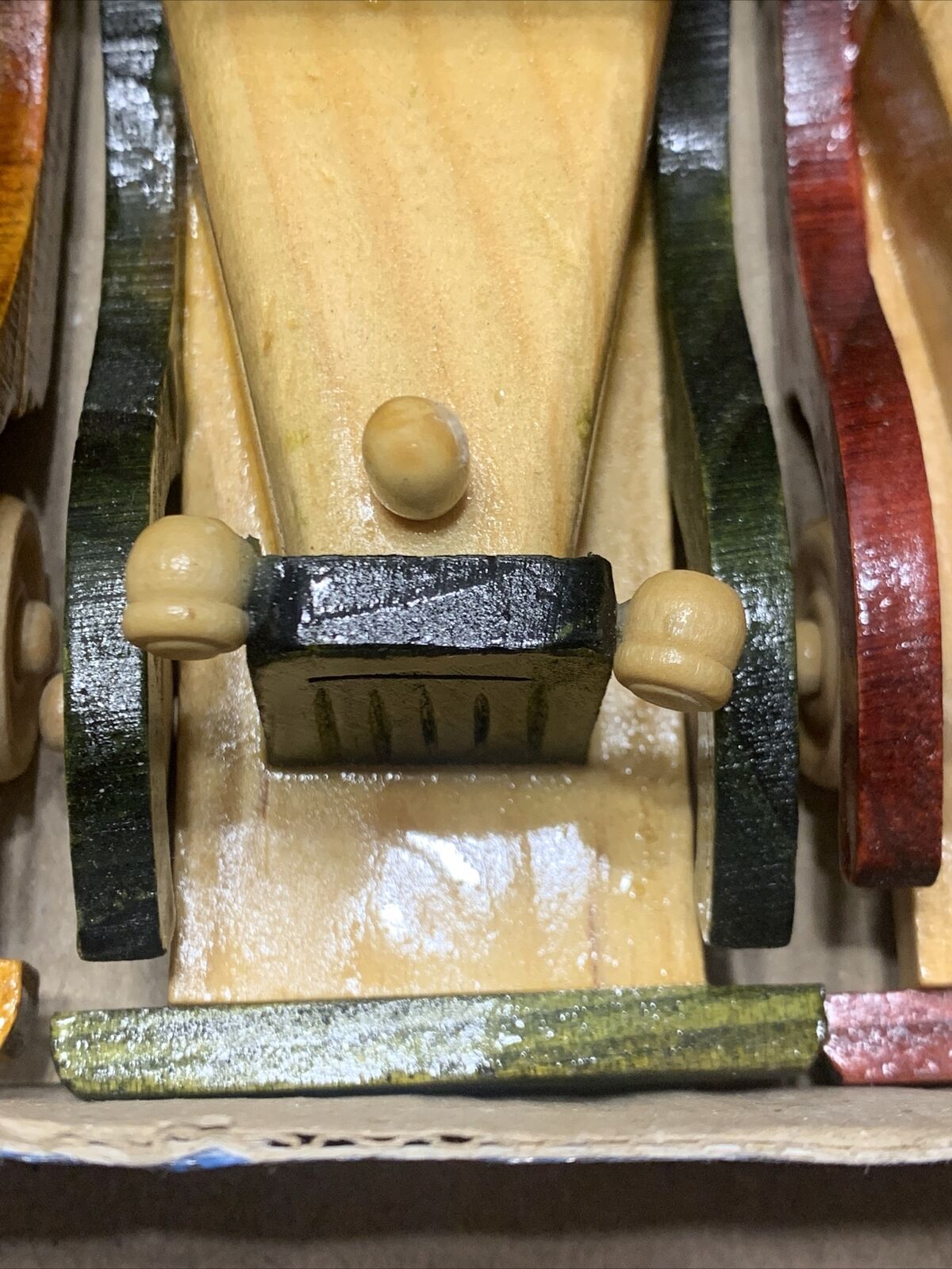 Toy Classic Car KAIDI Art Decor Wooden Model Handmade Kids Ornament Display NEW