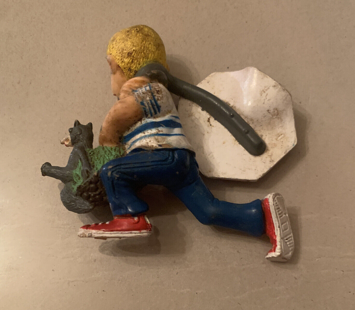 Toy Skateboard Smack Ups 1986 Playtime Sammy Stop Sign Figure Only NO Skateboard