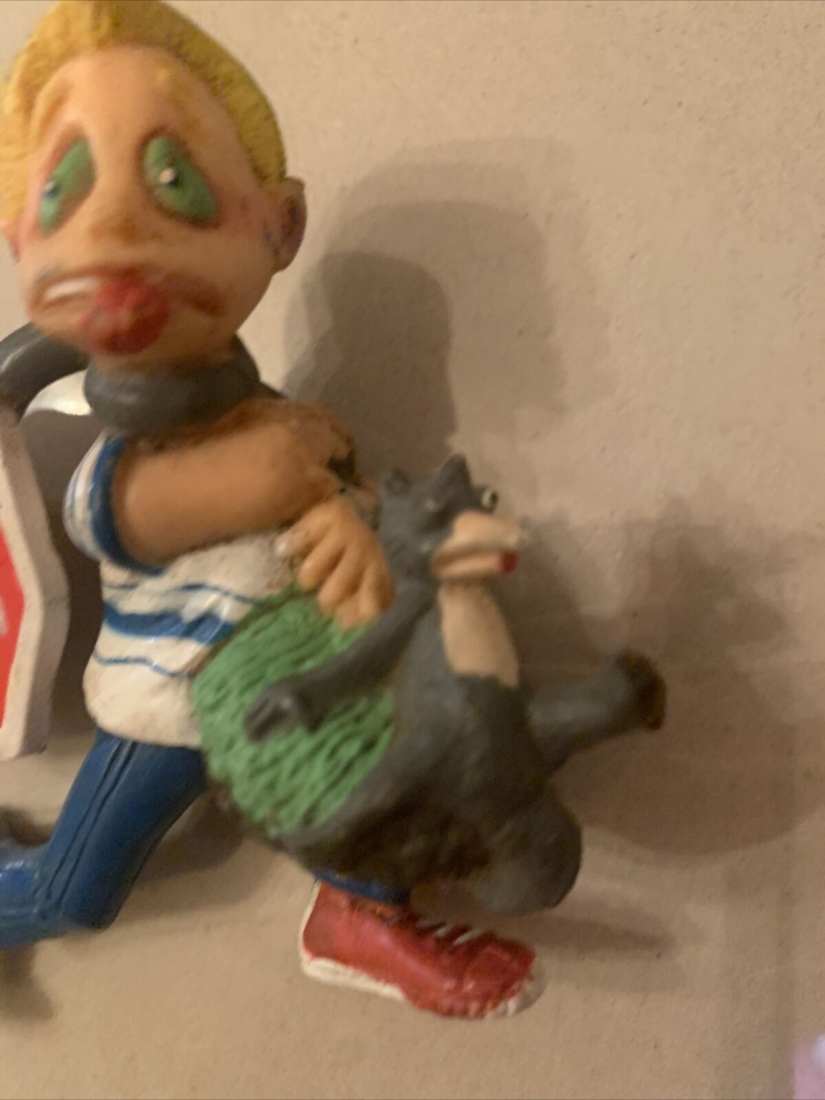 Toy Skateboard Smack Ups 1986 Playtime Sammy Stop Sign Figure Only NO Skateboard